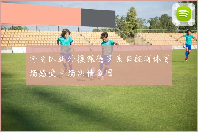 河南队新外援佩德罗亲临航海体育场感受主场热情氛围